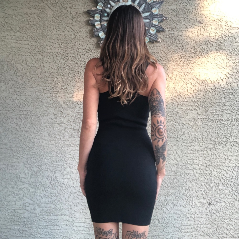 Seek The Label Black Cocktail Dress Size-M - Picture 4 of 5